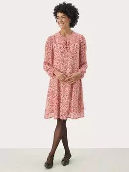 Платье в цветочек от piyanna Part Two, цвет Mars Red/Cream