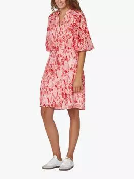 Платье в цветочек от viaba Sisters Point, цвет Red/Rose
