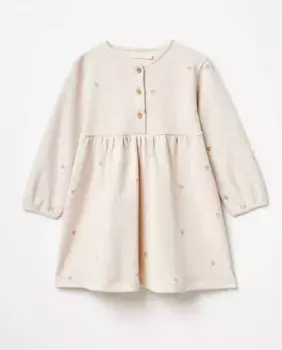Платье в елочку Sfera, цвет Beige