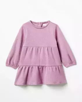 Платье в елочку Sfera, фиолетовый