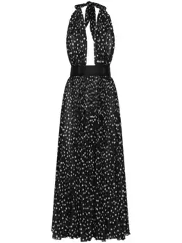 Платье в горох DOLCE & GABBANA, черный