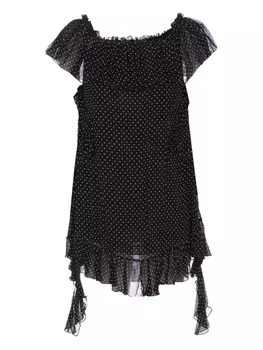 Платье в горошек Aniye By, черный