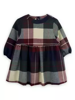 Платье в клетку Knot, красный