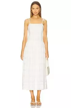 Платье в клетку Presley Rag & Bone, white