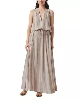 Платье в полоску Lennon Splendid, коричневый/бежевый