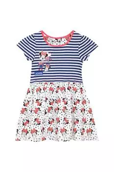 Платье в полоску Минни Маус Disney, белый