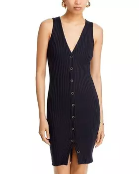 Платье в рубчик Generation Love Rebecca, черный