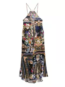 Платье в стиле барокко Camilla, синий