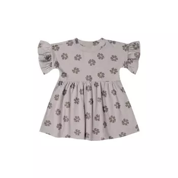 Платье в стиле бебидолл для девочек цвета «облачные ромашки» Rylee + Cru