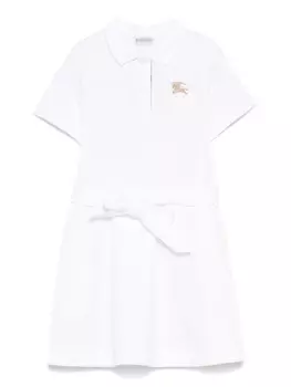 Платье в стиле поло Burberry Kids