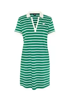 Платье в стиле поло POLO SYLT, цвет 6510 Medium Green/white