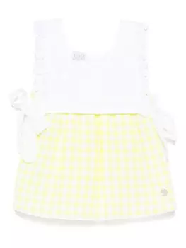 Платье в стиле виши Paz Rodriguez, желтый