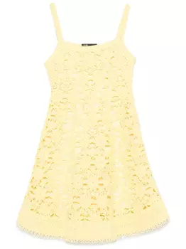 Платье в технике кроше Maje, желтый