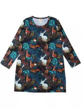 Платье Walkiddy Langarm Secret Forest, синий