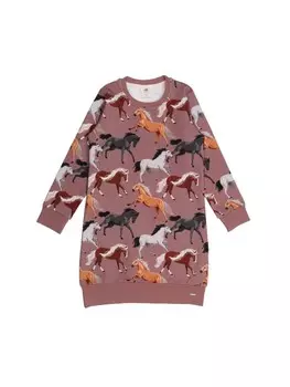 Платье Walkiddy Majestic Horses, фиолетовый