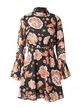 Платье Warehouse, разноцветный