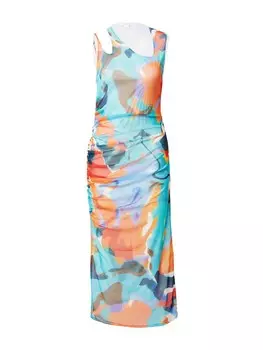 Платье Warehouse, разноцветный