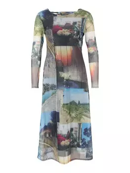 Платье Warehouse, разноцветный