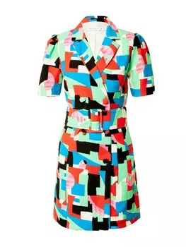 Платье Warehouse, разноцветный