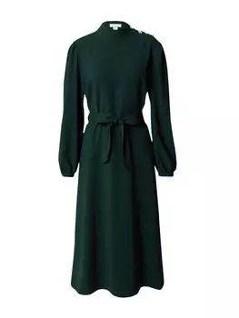 Платье Warehouse, темно-зеленый