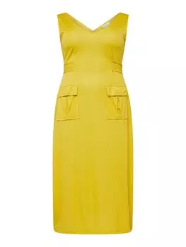 Платье Warehouse, темно-желтый