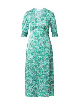 Платье Warehouse, зеленый