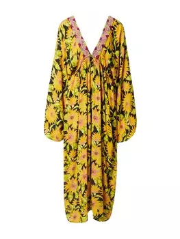 Платье Warehouse, желтый