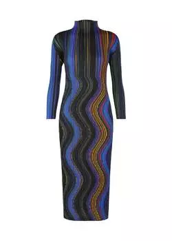 Платье warp Pleats Please Issey Miyake, черный