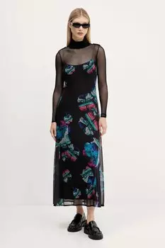 Платье Watercolor Lacroix Desigual, черный
