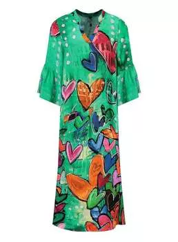 Платье wd валентина с v-образным вырезом Key Largo, зеленый