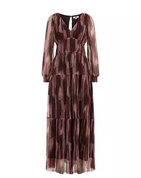 Платье WE Fashion, бордовый