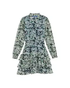 Платье WE Fashion Dress, пятнистый зеленый