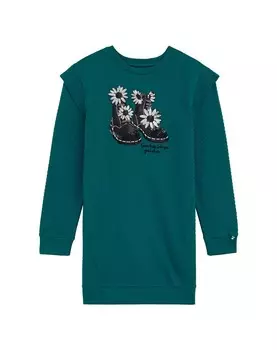 Платье WE Fashion Dress, темно-зеленый