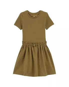 Платье WE Fashion, оливковый