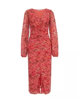 Платье We Fashion, пятнистый красный