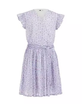 Платье We Fashion, темно-фиолетовый/белый