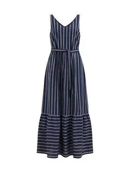 Платье WE Fashion, темно-синий