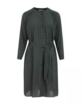 Платье WE Fashion, темно-зеленый