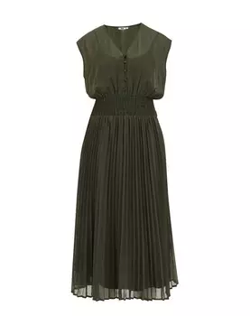 Платье WE Fashion, темно-зеленый