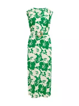 Платье WE Fashion, зеленый