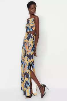 Платье вечернее Trendyol с принтом