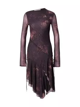 Платье WEEKDAY Emilio, цвет Aubergine