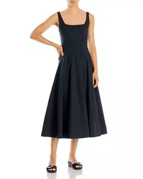 ПЛАТЬЕ Wells (Черное) STAUD, цвет Black