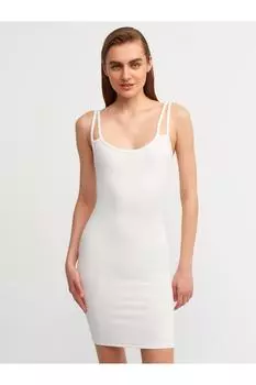 Платье-вешалка-бежевый Dilvin, экрю