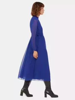 Платье Whistles Ivy Midi, синий