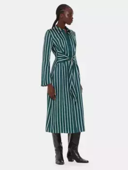 Платье Whistles Petite Alex Shirt, цвет green/multi