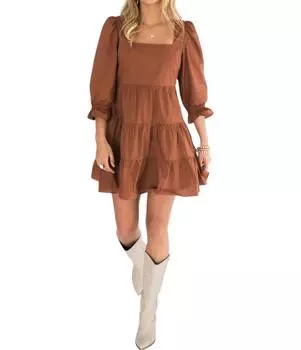 Платье Willow в цвете Rust falcon park