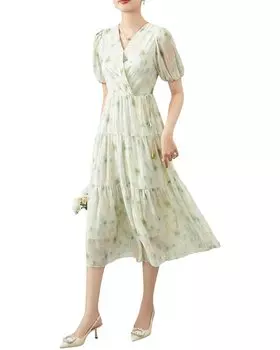 Платье WLZD, зеленый