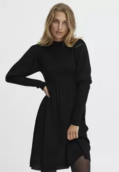 Платье вязаное Fransa, черный