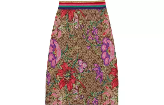Платье вязаное Gucci, хаки